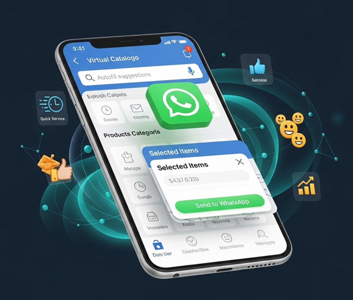 Transforme seu atendimento e aumente suas vendas com o nosso Catálogo Virtual!